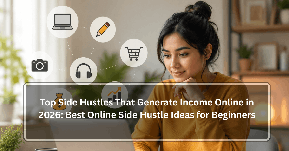 Top​‍​‌‍​‍‌​‍​‌‍​‍‌ Side Hustles That Generate Income Online in 2026: Best Online Side Hustle Ideas for Beginners