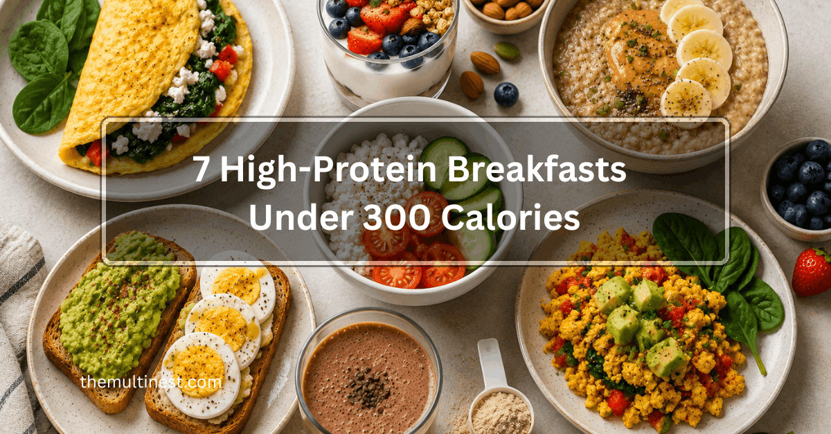 7 High-Protein Breakfasts Under 300 Calories